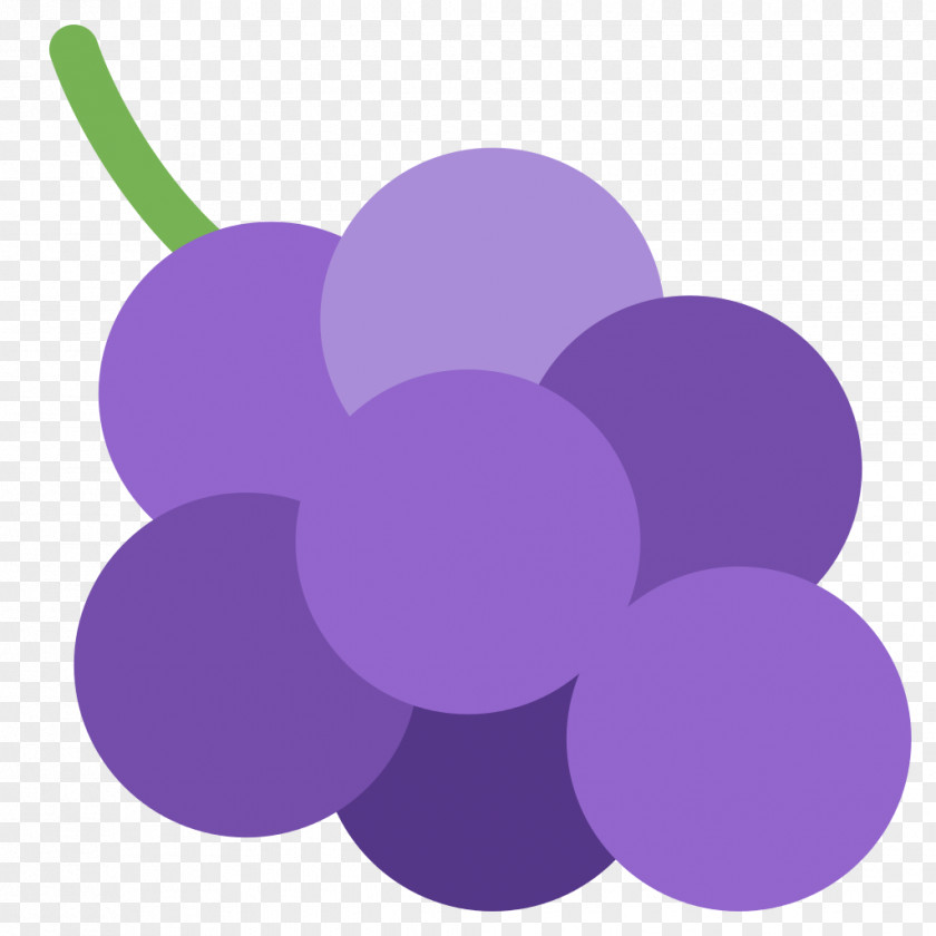 Grape Emoji Wine Must Food PNG