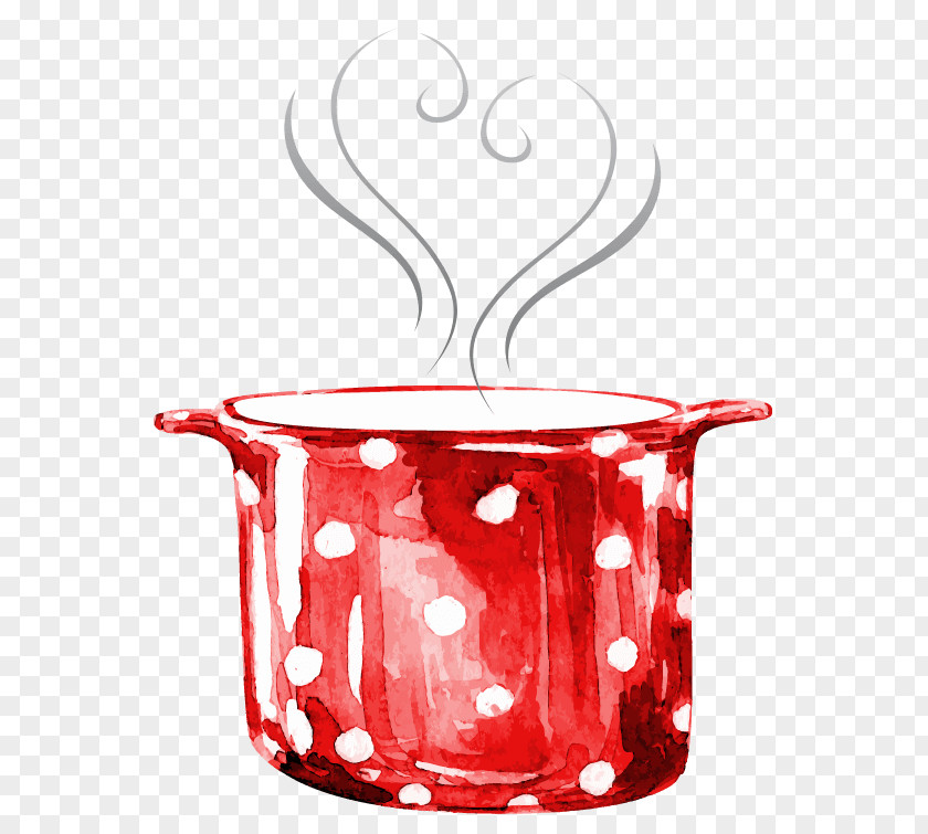 Kitchen Cookware Utensil Watercolor Painting PNG
