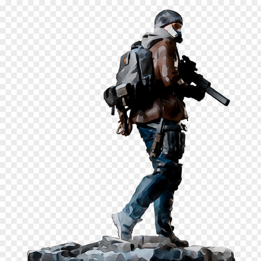 Soldier Mercenary Militia Military Figurine PNG