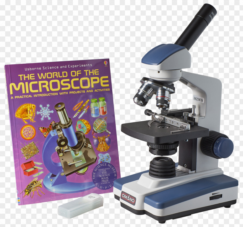 Microscope Optical Student Compound Gift Package JuniorScope The Ultimate Kids Microscopy PNG
