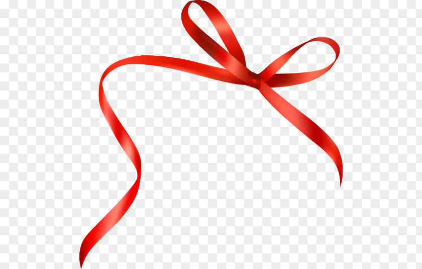 Red Ribbon Bow Computer File PNG