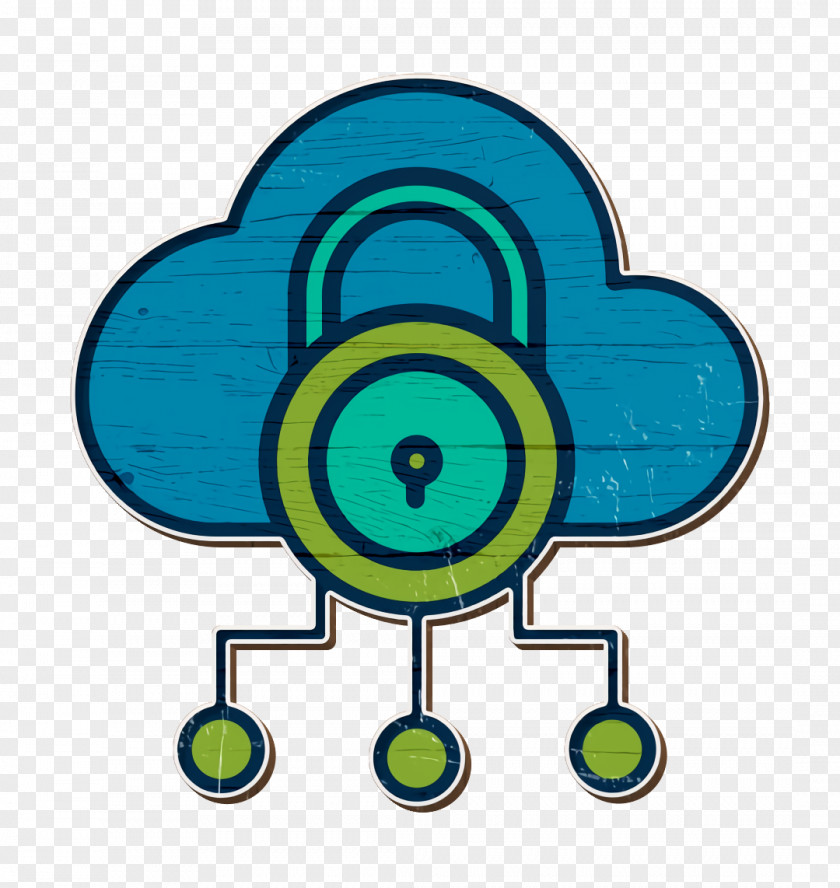 Safe Icon Cyber Cloud PNG