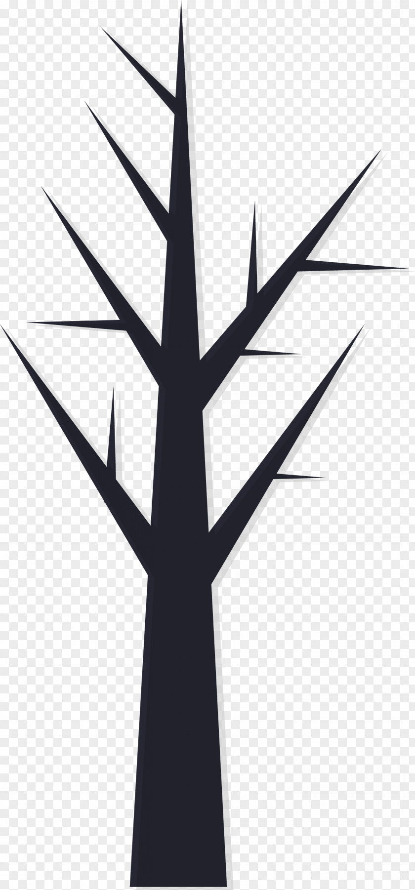 Symmetry Plant Halloween Tree PNG