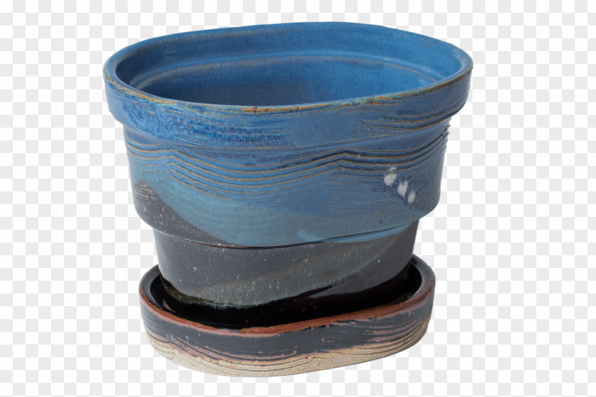 Tray Flowerpot Pottery Plastic Cobalt Blue PNG