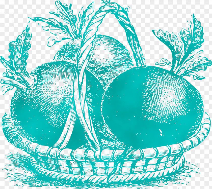 Turquoise Fruit Tree PNG
