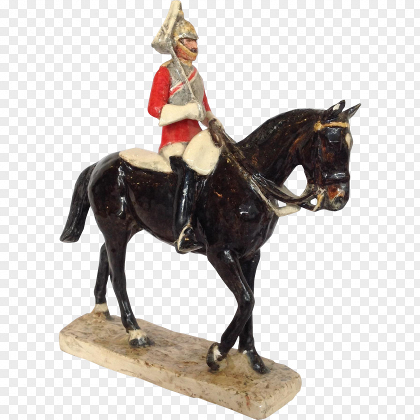 Antiques Of River Oaks Stallion Bridle Statue Rein Condottiere PNG