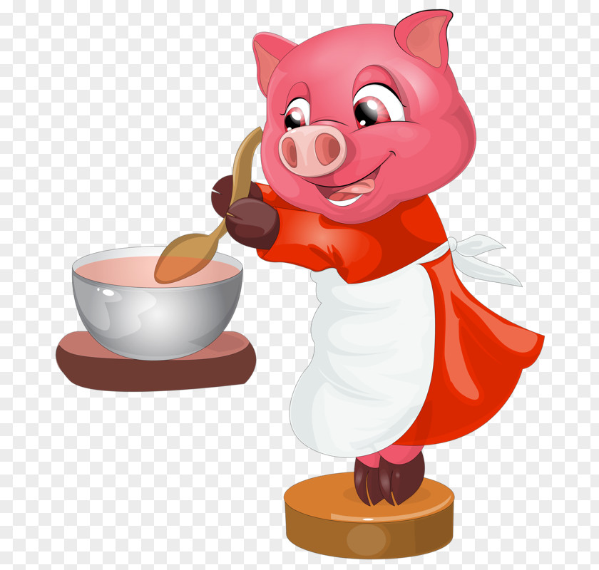 Cook Pig Drawing Clip Art PNG