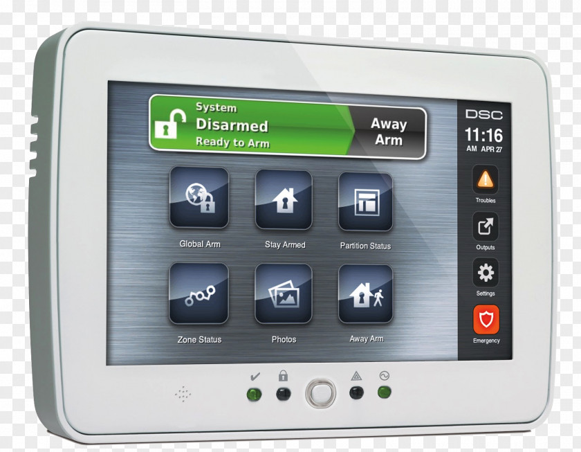 Digital Security Alarms & Systems Intercom Keypad Alarm Device Tyco International PNG