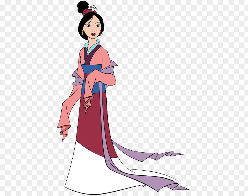 Disney Princess Hua Mulan Fa Zhou PNG