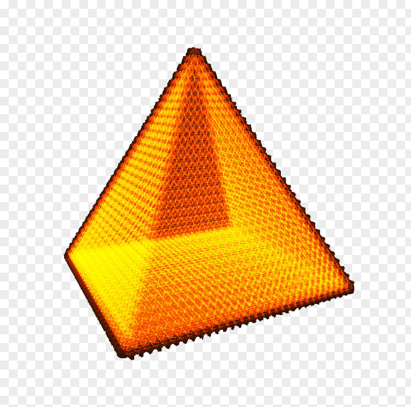 Golden Pyramids Material Orange Pyramid Clip Art PNG