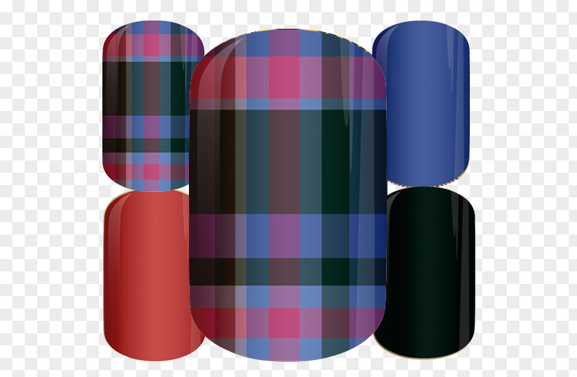 Nail Tartan Artificial Nails PNG