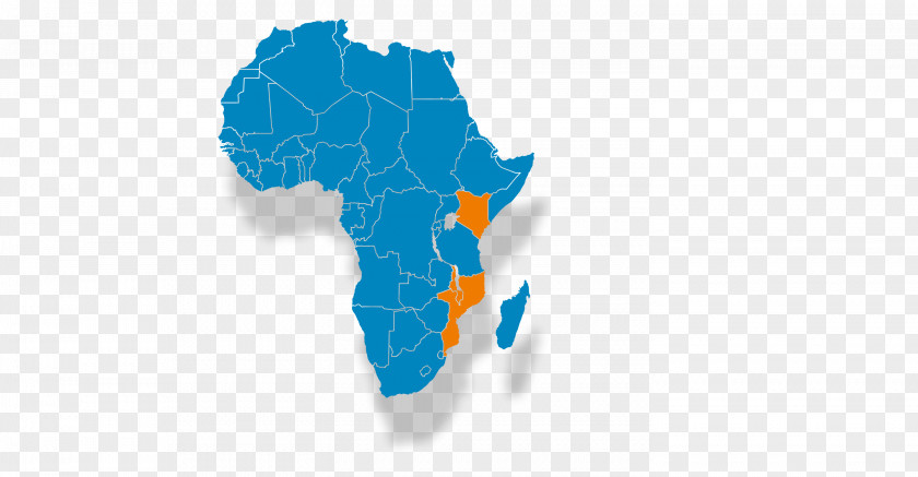 Africa Blank Map Vector Graphics PNG