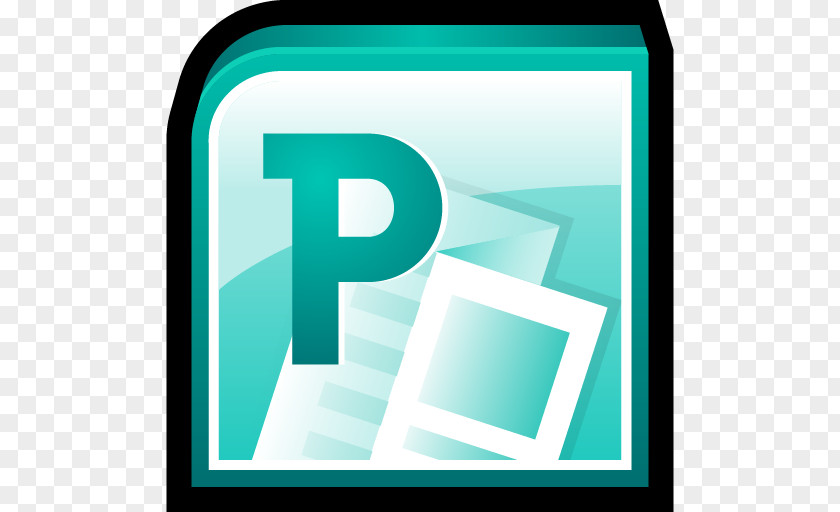 Microsoft Office Publisher Blue Trademark Computer Icon Text PNG