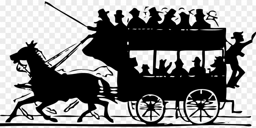 Oregon Trail Wagon Oxen Vector Graphics Clip Art Illustration Silhouette PNG