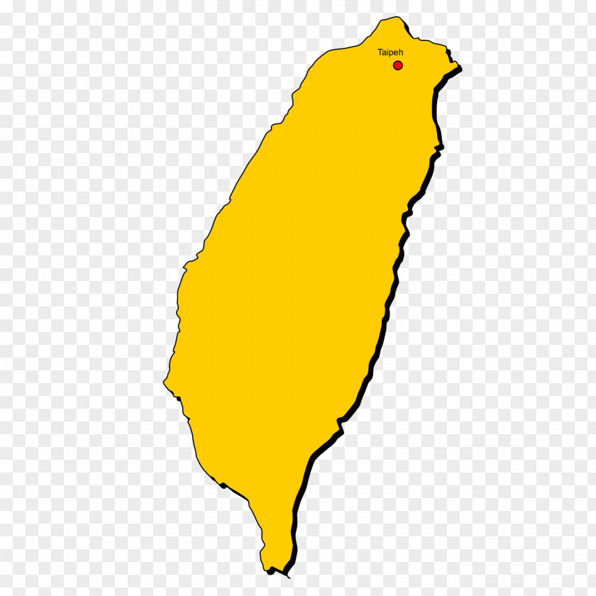 Taiwan Mapa Polityczna Clip Art PNG