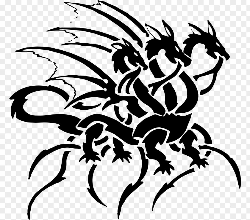 Abstract Line Dragon Tattoo Daenerys Targaryen Clip Art PNG