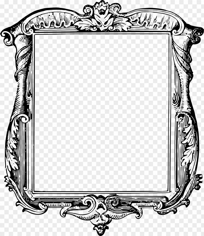 French Decorative Frame Picture Frames Clip Art PNG