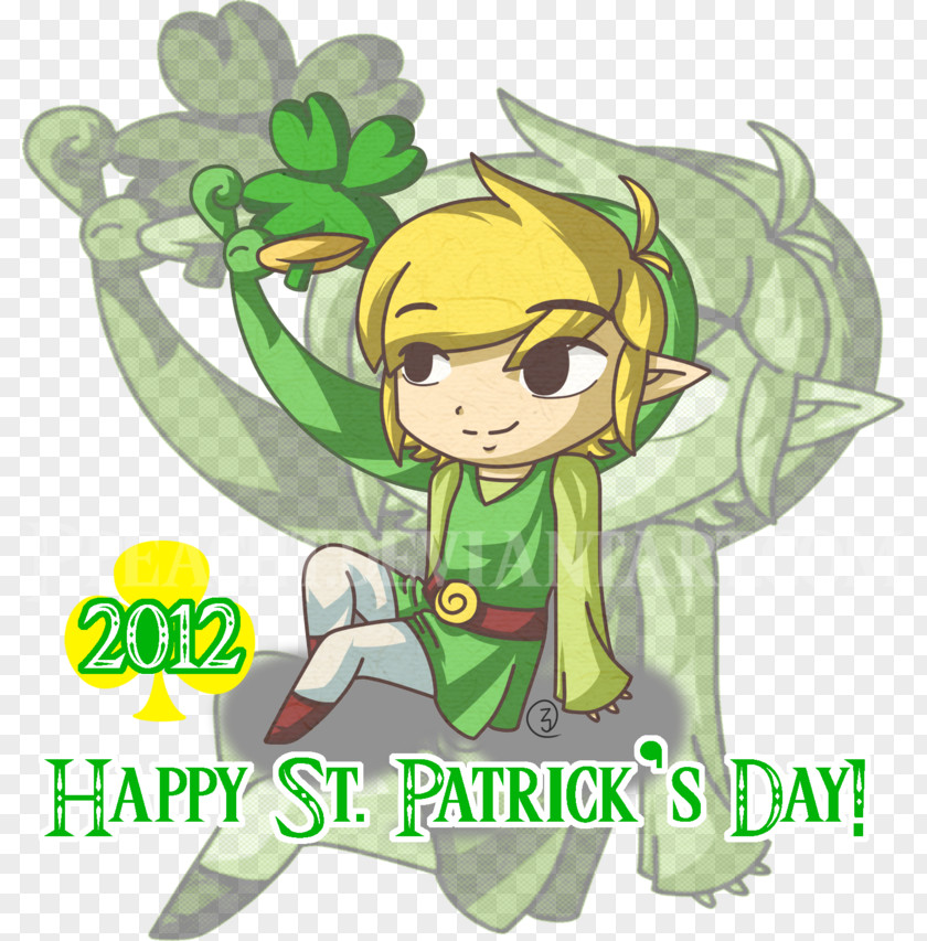 Happy St Patricks Day The Legend Of Zelda: Majora's Mask Art Eye Storm Fiction Saint Patrick's PNG