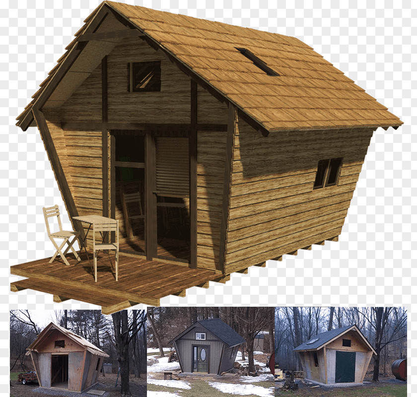 House Log Cabin Plan Cottage Architectural Structure PNG