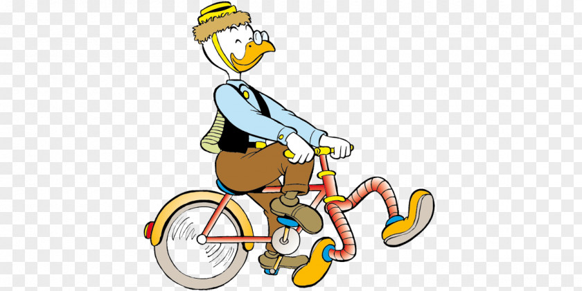 Mickey Mouse Gyro Gearloose Bicycle Inventor Invention PNG