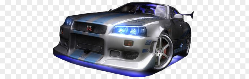 Nissan Skyline GT-R Sports Car PNG