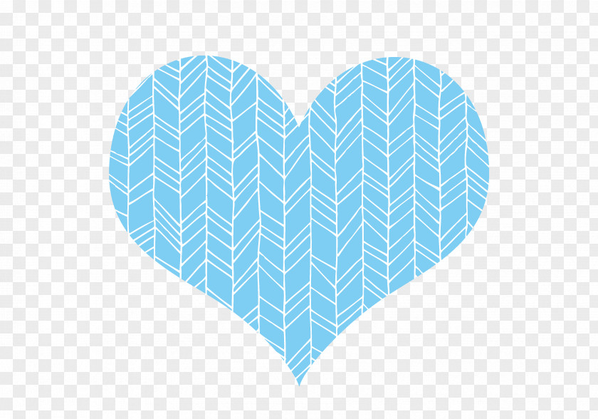 Blue Heart Drawing PNG