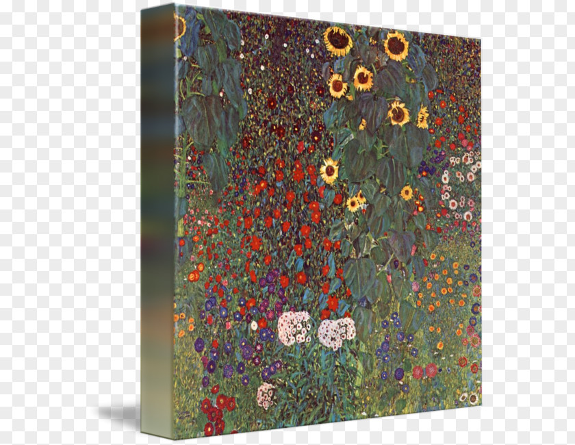 Gustav Klimt The Kiss Painting Canvas Artist PNG