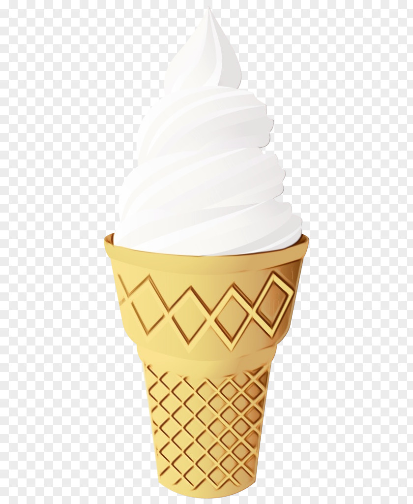 Ice Cream Cones Sundae Vanilla PNG