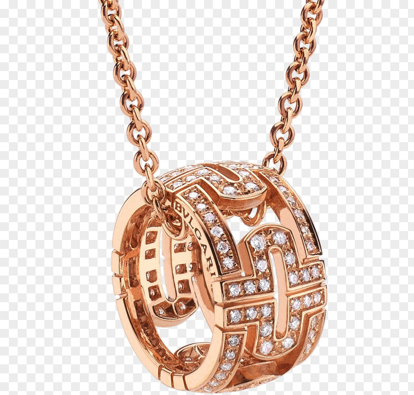 Jewellery Locket Chain Necklace Bulgari PNG