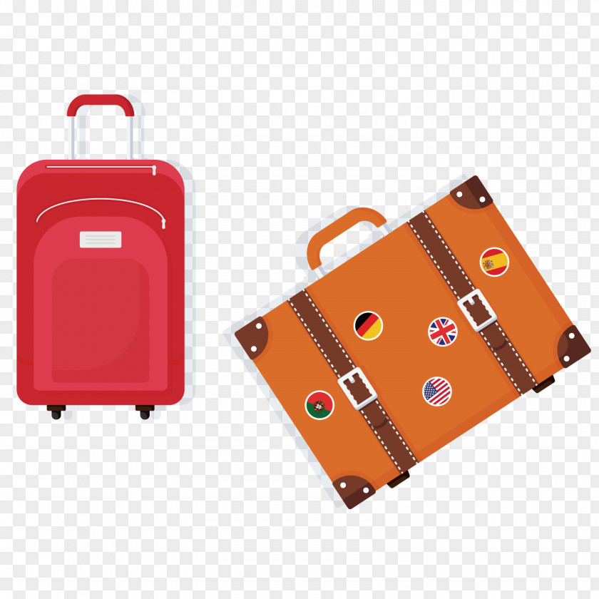 Vector Zipper Box Suitcase Baggage PNG