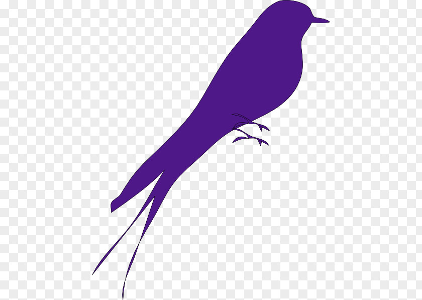 Big Bird Clipart Purple Clip Art PNG