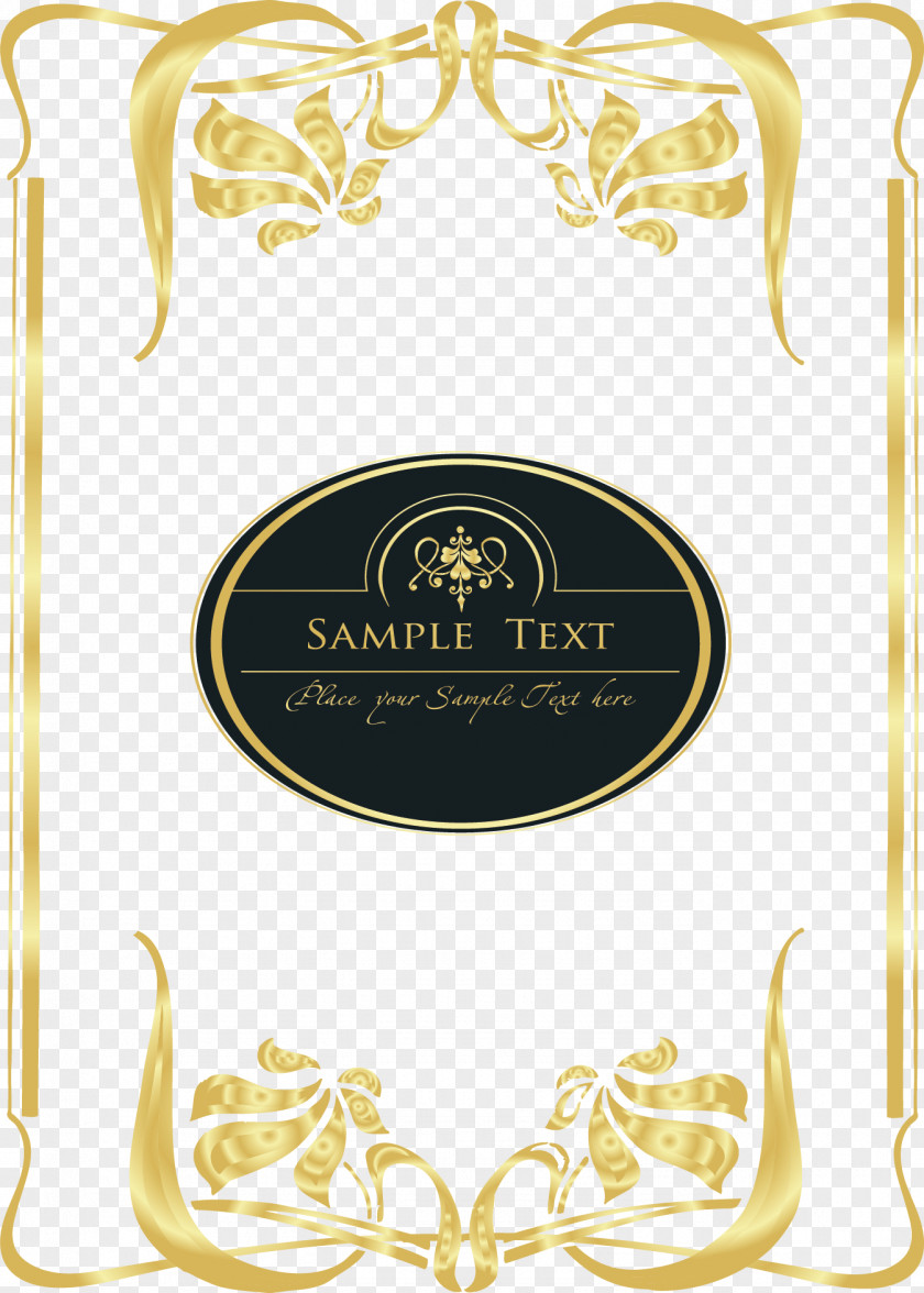 Classic European Wind Border Concise Square Euclidean Vector Squircle PNG