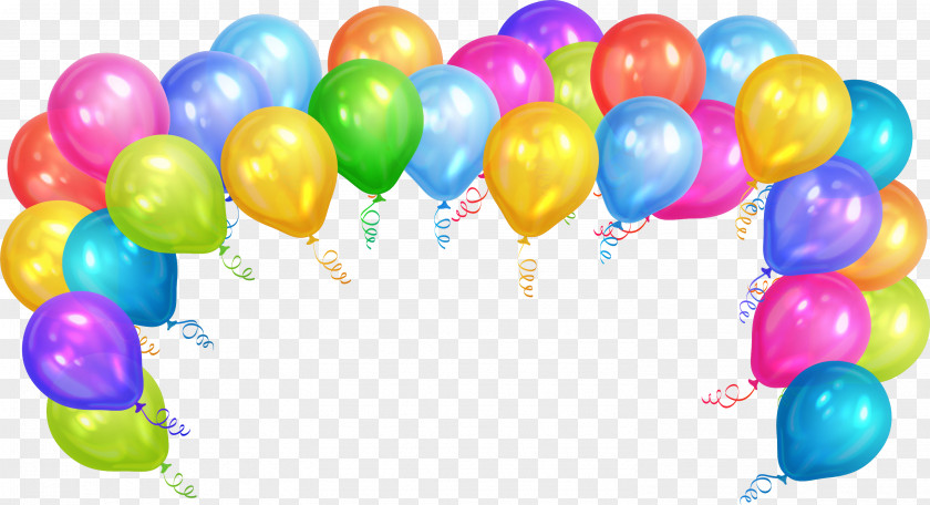 Colorful Balloon Paper PNG