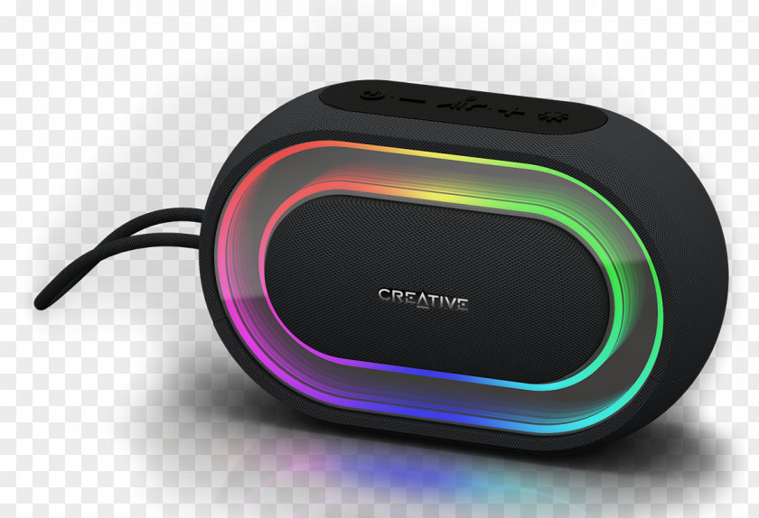 Glowing Halo Loudspeaker Wireless Speaker Creative Technology Audio PNG