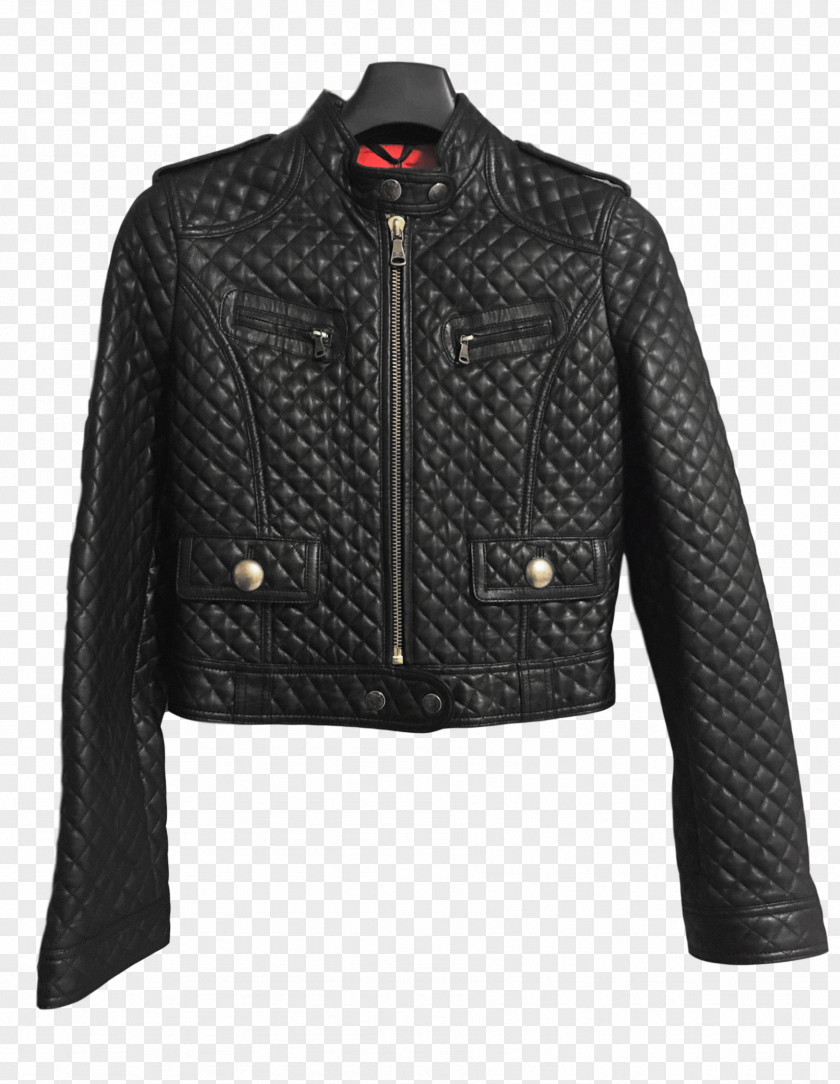 Jacket Leather T-shirt Coat PNG