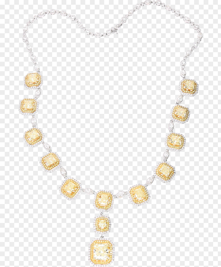 Jewellery Pearl Body Necklace Amber PNG