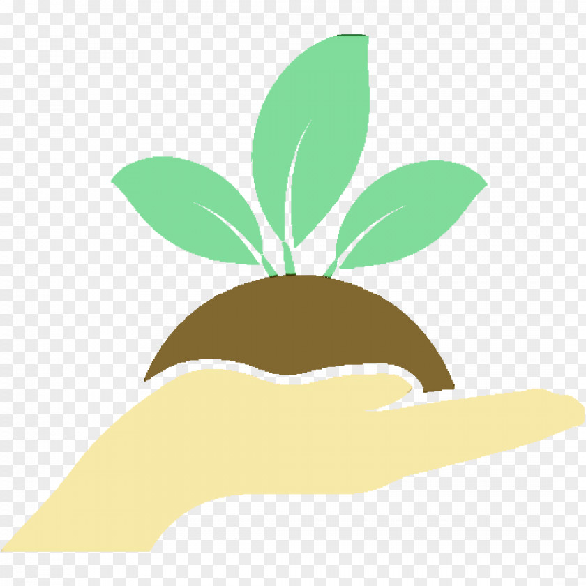 Plant Stem Logo Green Leaf Watercolor PNG