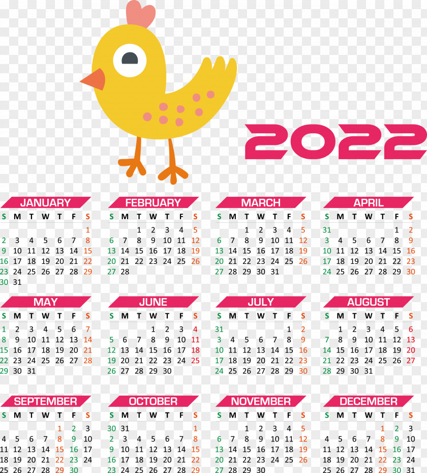 2022 Calendar Year 2022 Calendar Yearly 2022 Calendar PNG