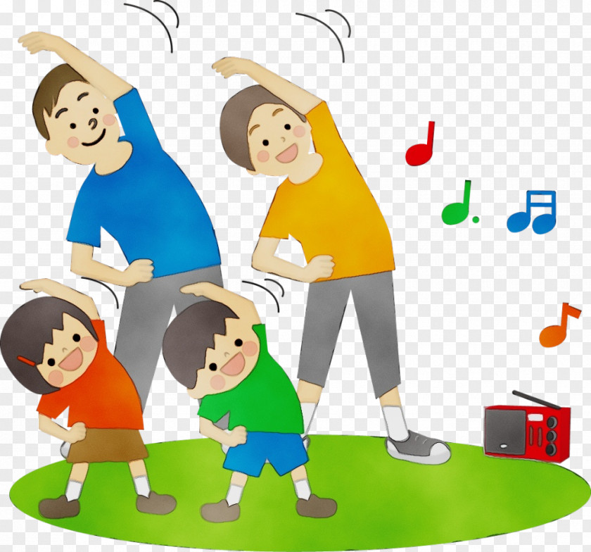 Cartoon Child Playing With Kids Sharing Sports PNG