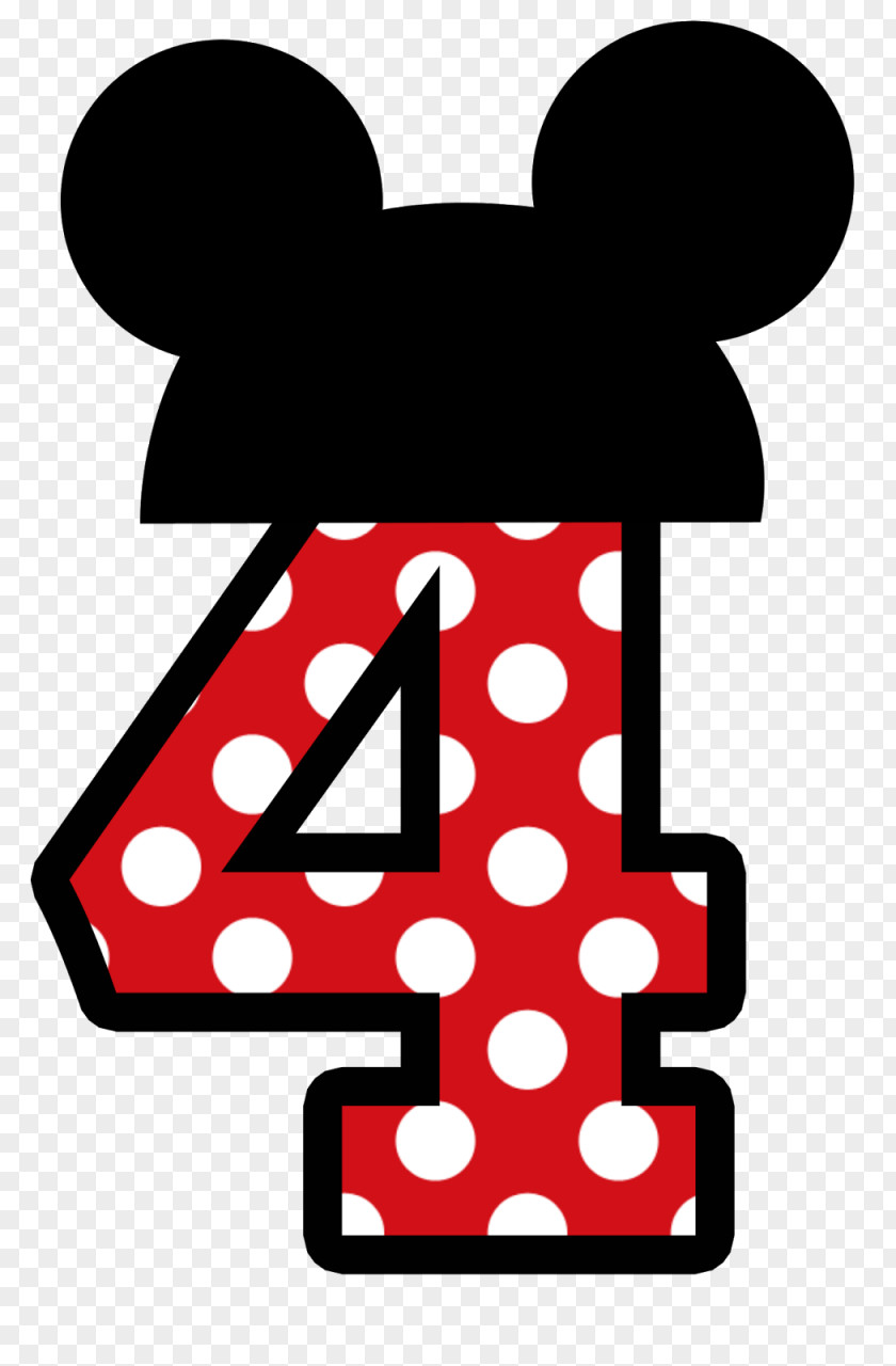 No. 1 Mickey Mouse Minnie Clip Art PNG