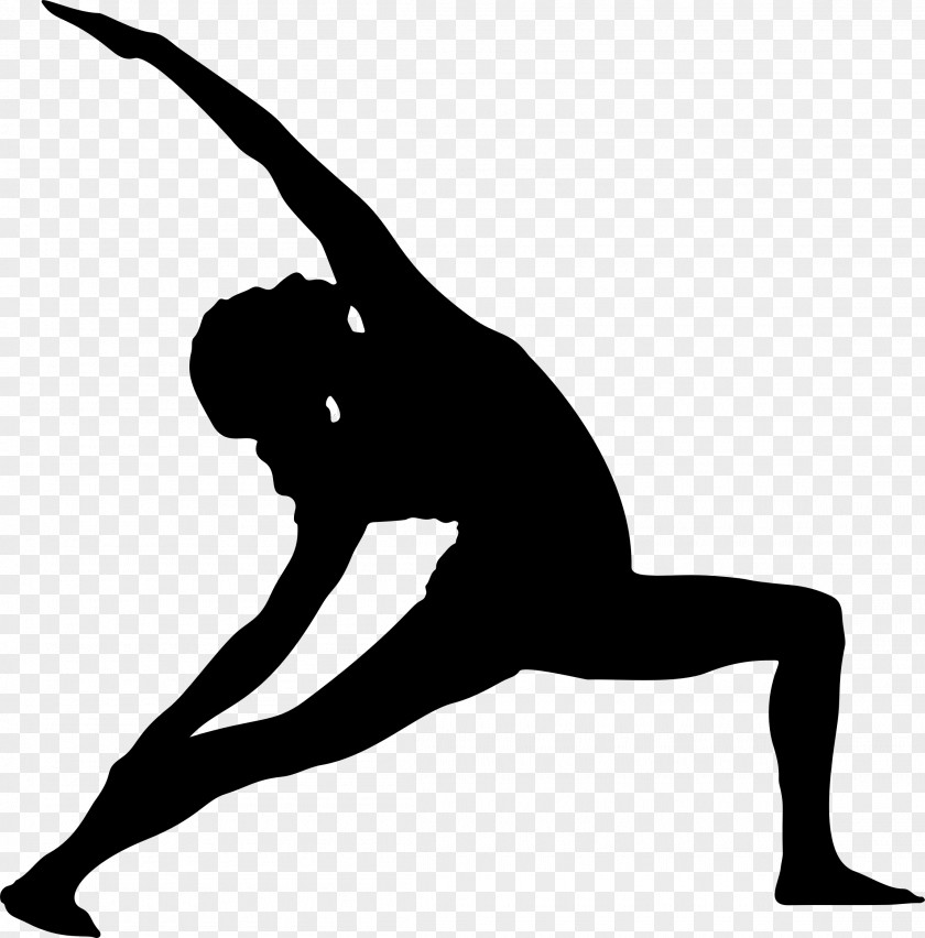Silhouette Yoga Physical Exercise Clip Art PNG