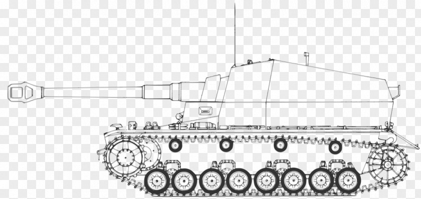 Tank 10.5 Cm K Self-propelled Artillery Gun Panzer IV PNG