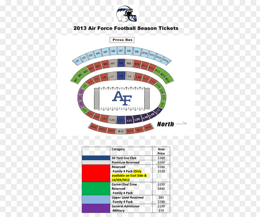 Air Tickets Falcon Stadium Force Falcons Football Notre Dame Fighting Irish PNG
