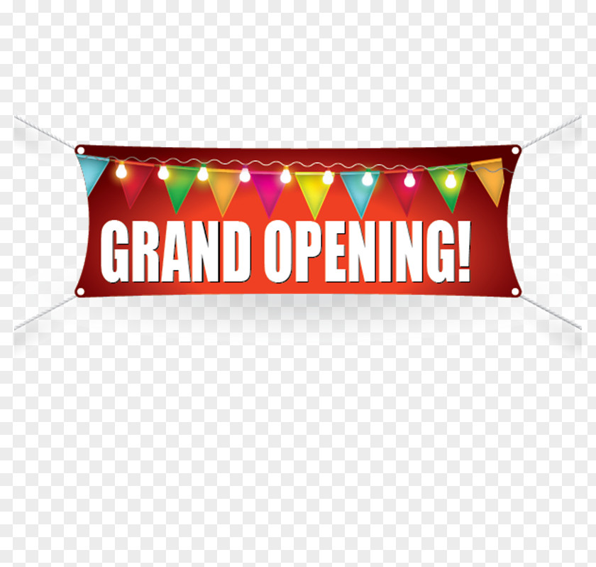 Grand Opening Rectangle Product PNG