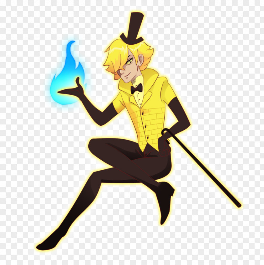 Human Bill Cipher Character Animation PNG