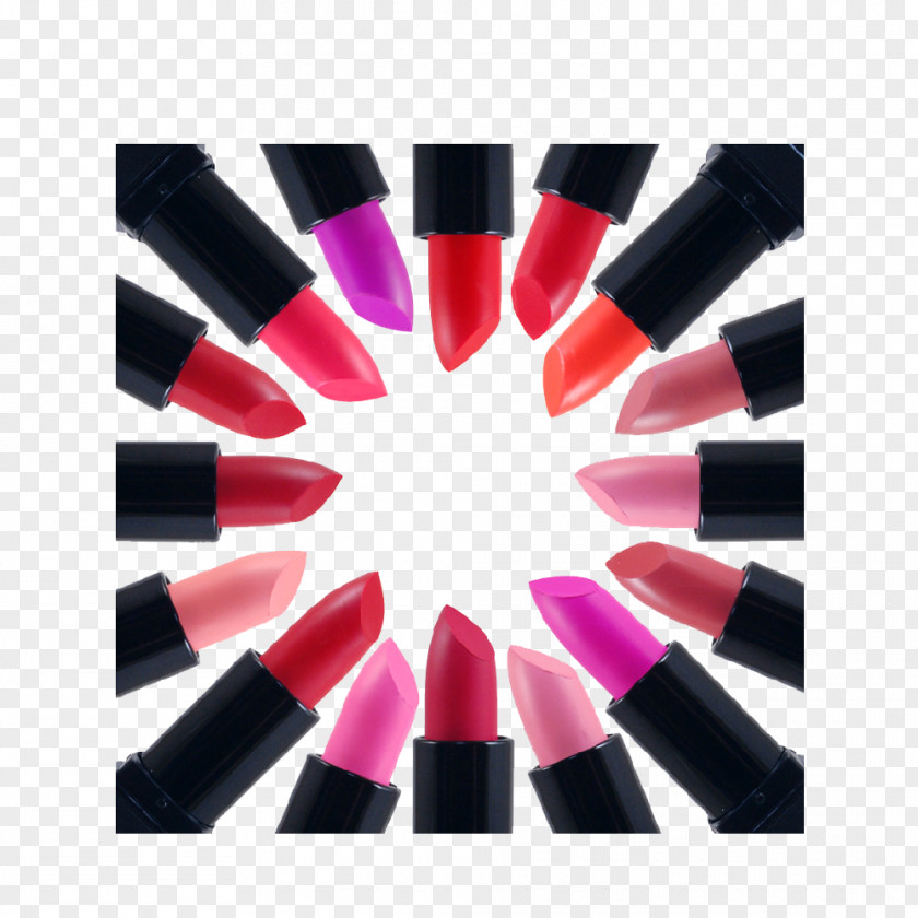 Lipstick Collection Cosmetics Lip Balm Color PNG