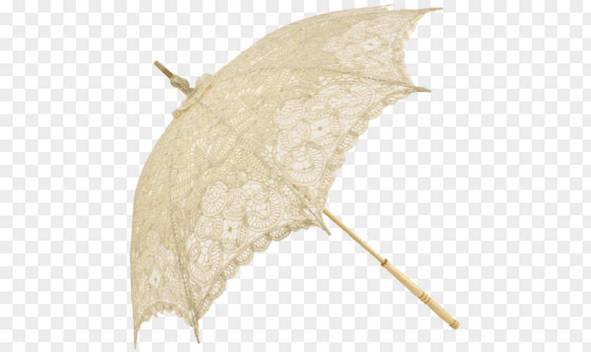 Umbrella Umbrellas & Parasols Cream Lace White PNG