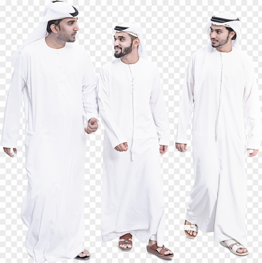 White Clothing Uniform Robe Sleeve PNG