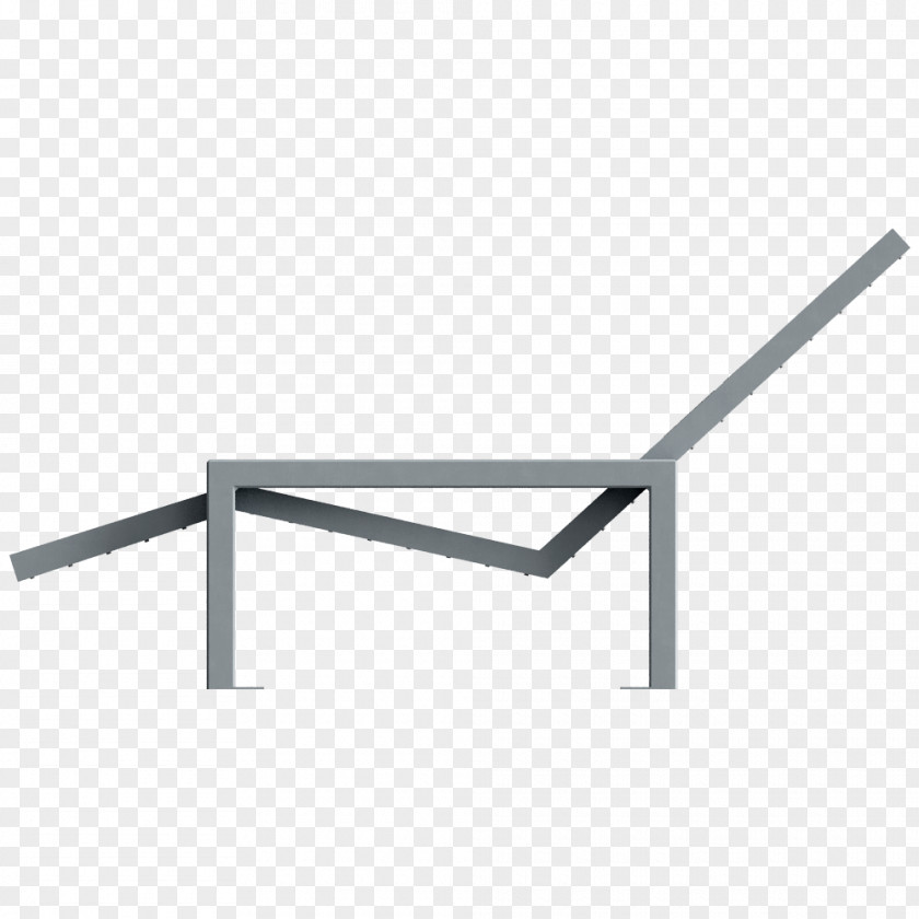 Chaise Longue Line Angle Garden Furniture PNG