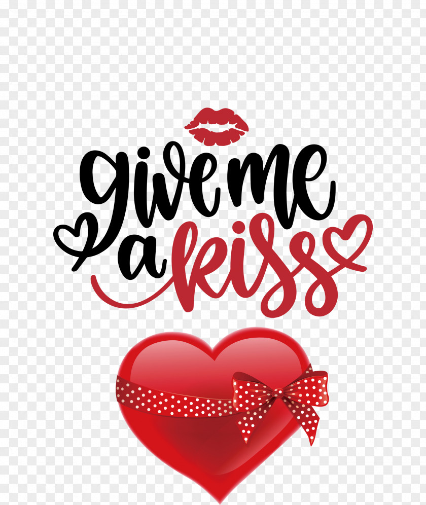 Give Me A Kiss Valentines Day Love PNG